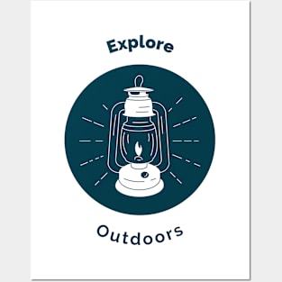 Explore outdoors Posters and Art